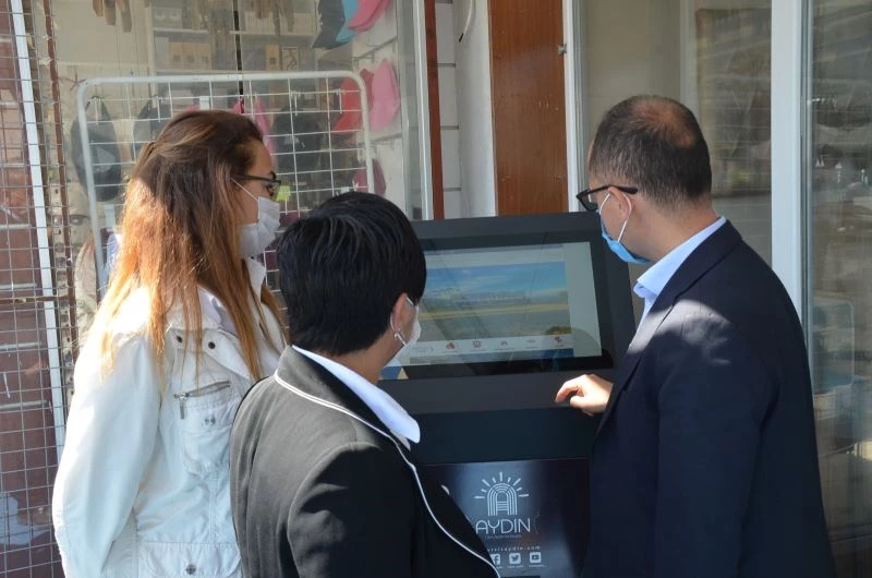 GEKA destek verdi; Didim’e tanıtım cihazı konuldu
