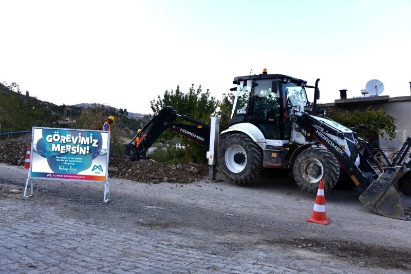 MESKİ, Mut’a 68 kilometrelik içme suyu hattı döşedi

