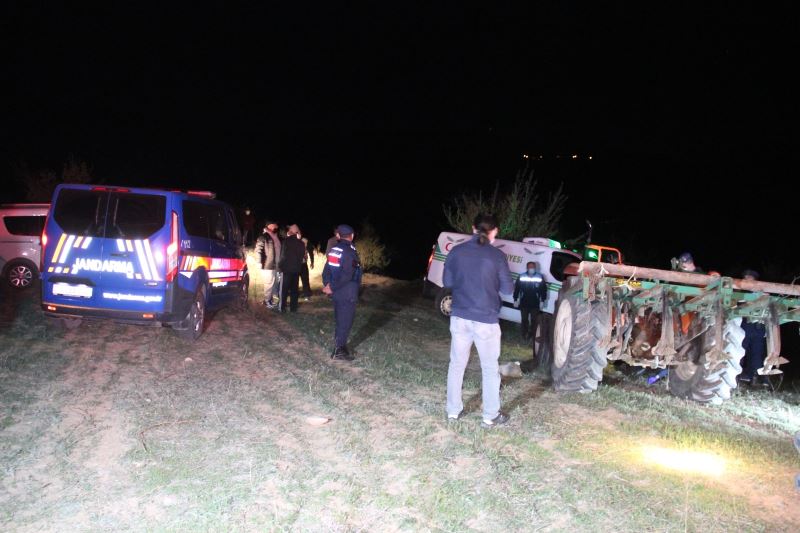 Karaman’da traktörün altında kalan çiftçi hayatını kaybetti
