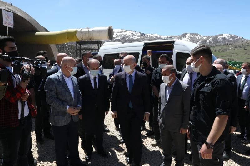 Kop Dağı’nda yapımı süren tüneldeki kazı işleminin yüzde 58’i tamamlandı
