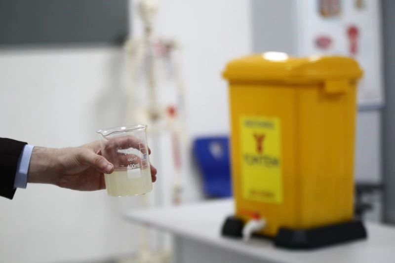 Konya’da okuldaki atıklardan sıvı gübre üretiyorlar
