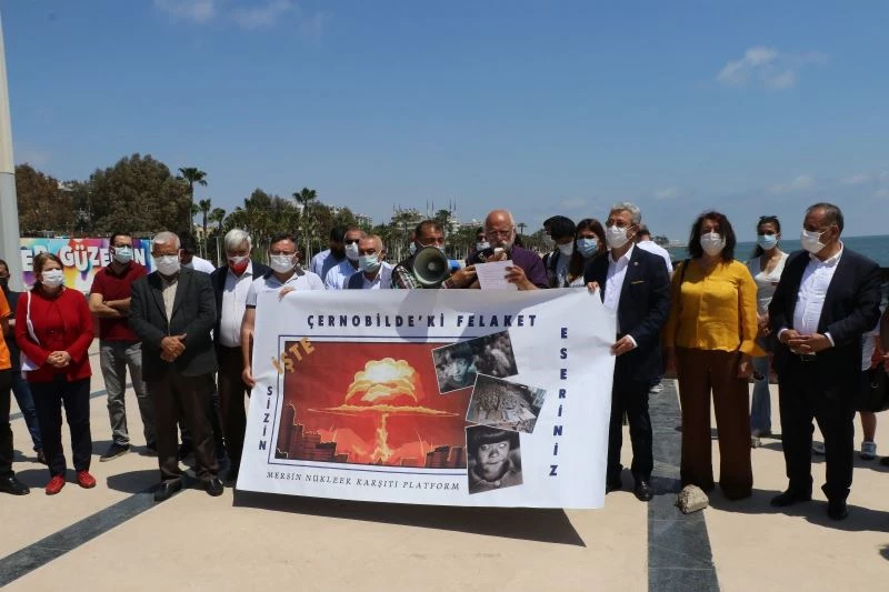 Çernobil faciasında ölenler Mersin’de anıldı
