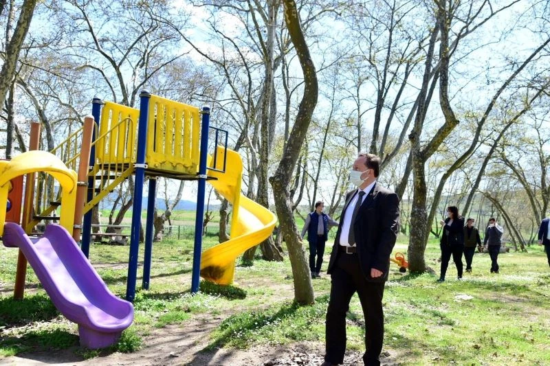 Karesi’de Kocaavşar mesire alanı yenileniyor
