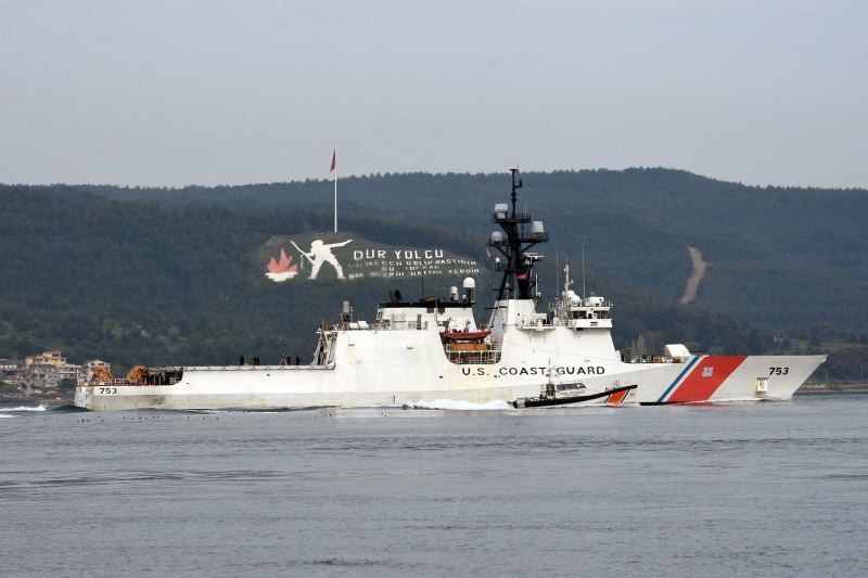 ABD Sahil Güvenlik gemisi Çanakkale Boğazı’ndan geçti
