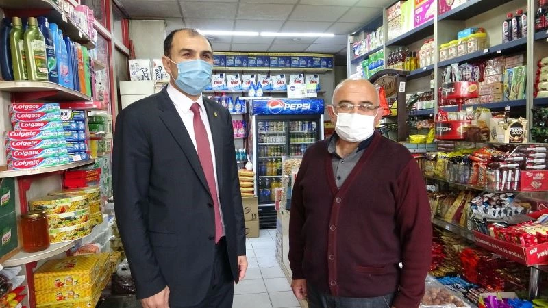 Başkan Berge’den esnafa Ramazan ziyareti
