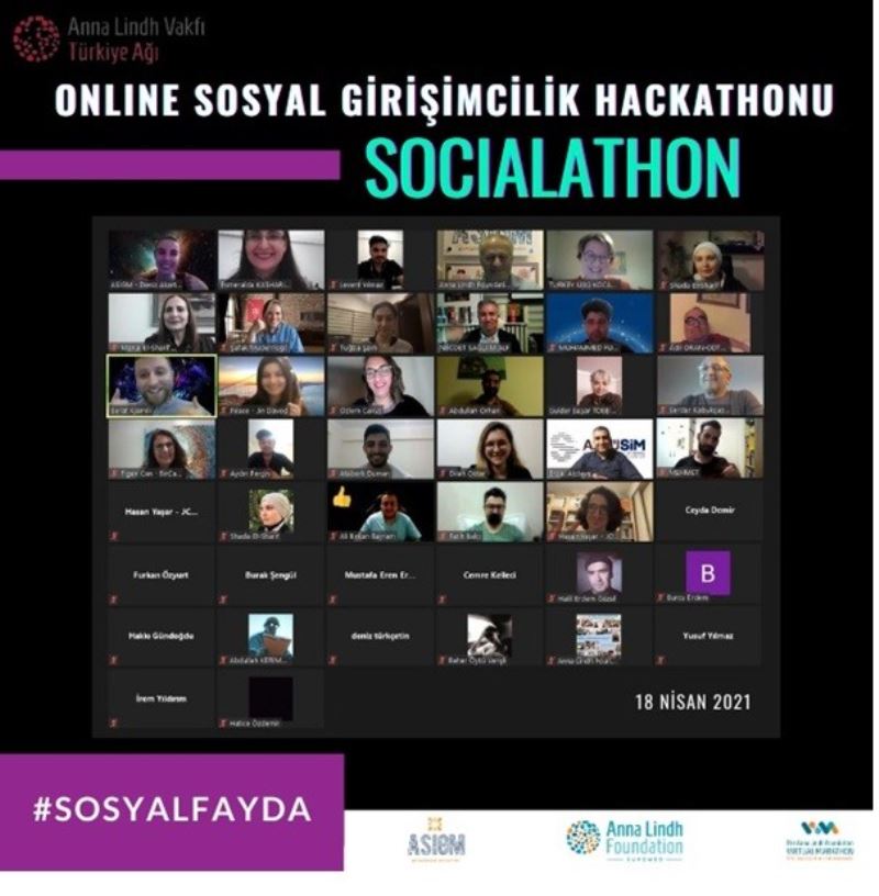 Gençlere yönelik ’Sosyal Girişimcilik Hackathonu’ düzenlendi
