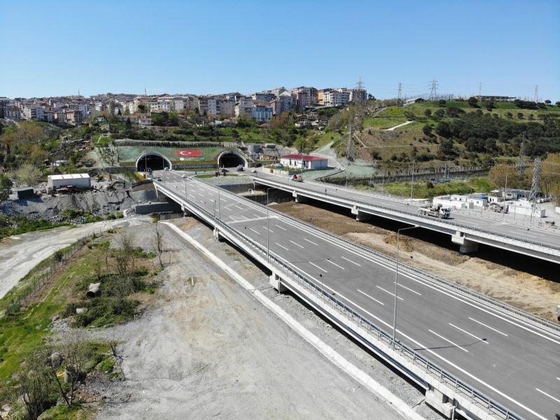 (Özel) Kuzey Marmara Otoyolu’nun 7’nci kesimi havadan görüntülendi
