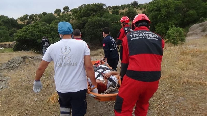 Doğa yürüyüşünde ayağı kırılınca ekipler seferber oldu
