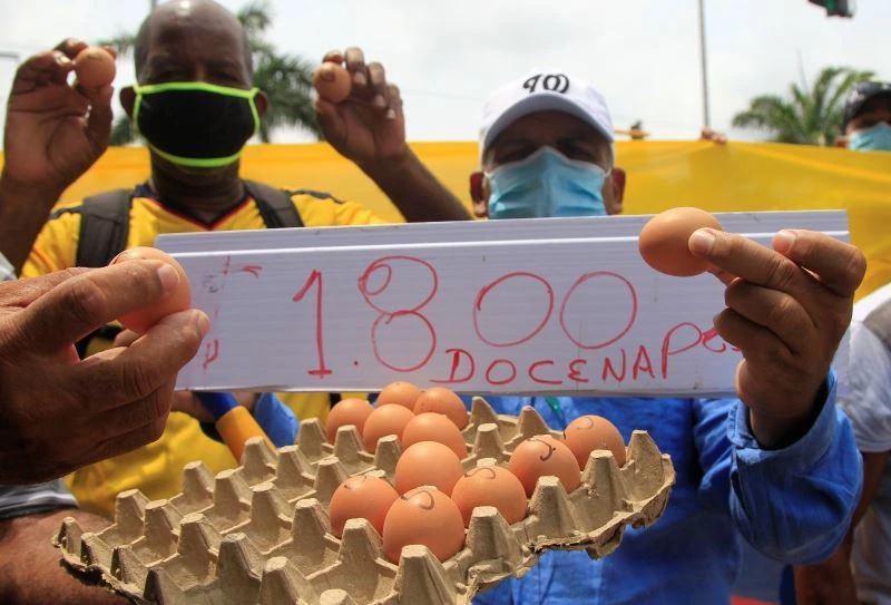 Kolombiya’da vergi reformu protestosu
