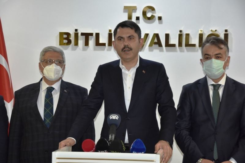 Çevre ve Şehircilik Bakanı Kurum’un Bitlis ziyareti
