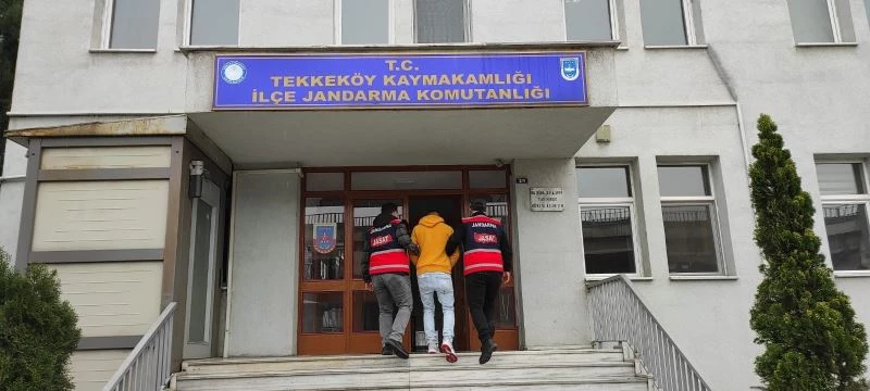 Hırsızlık şüphelisi jandarma takibinden kaçamadı
