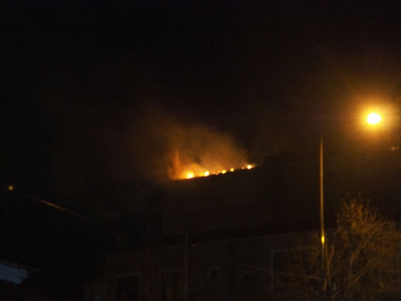 Çatı yangını apartmandakileri sokağa döktü
