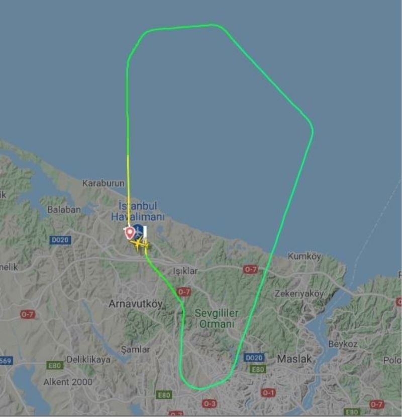 Teknik arıza yaşanan THY uçağı İstanbul’a geri döndü
