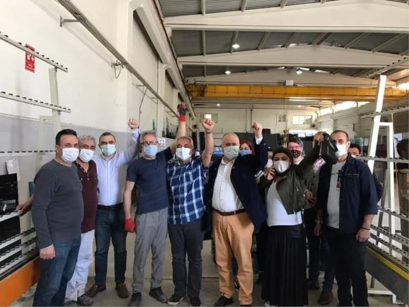 CHP Aydın İl Başkanı Çankır, işçileri ziyaret etti
