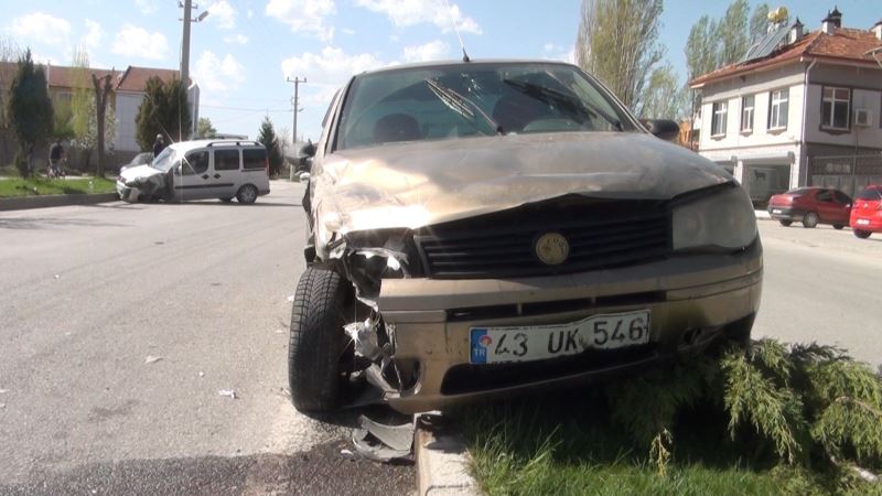 Kütahya’da trafik kazası: 1 yaralı
