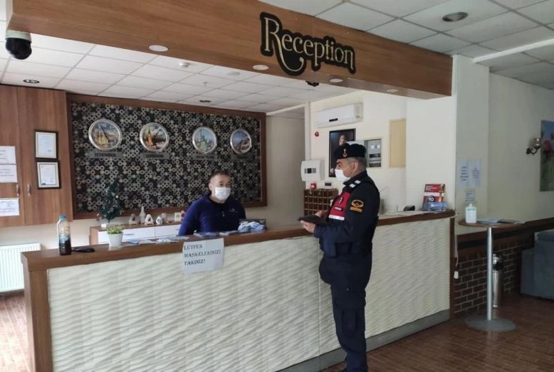 Günübirlik kiralanan evlere pandemi denetimi gerçekleştirildi
