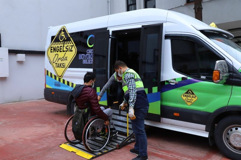 Ordu’da engelli bireyler için ‘Engelsiz Taksi’
