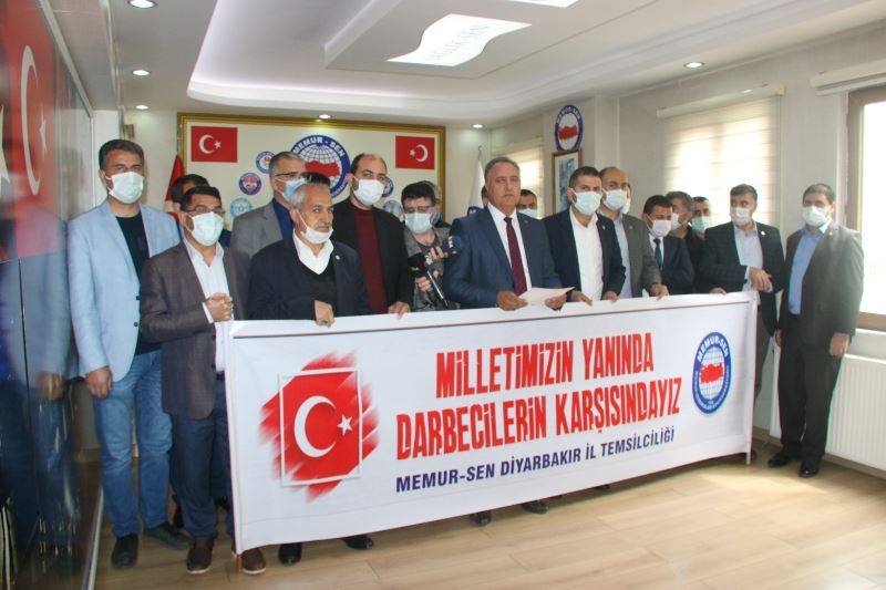 Memur-Sen Diyarbakır il yönetiminden emekli amirallerin bildirisine sert tepki
