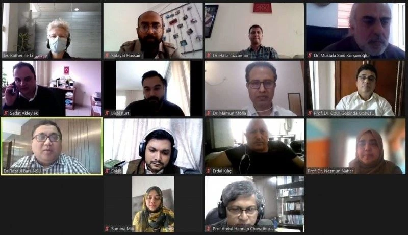 Bangladeş North South University ile OMÜ arasında iş birliği toplantısı
