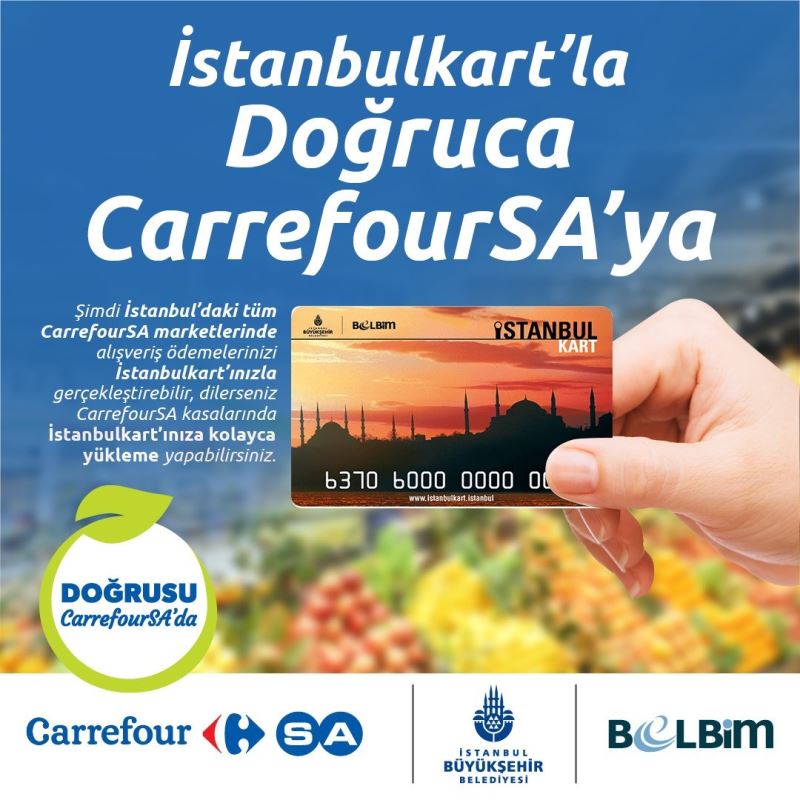 Marketlerde İstanbulkart kolaylığı
