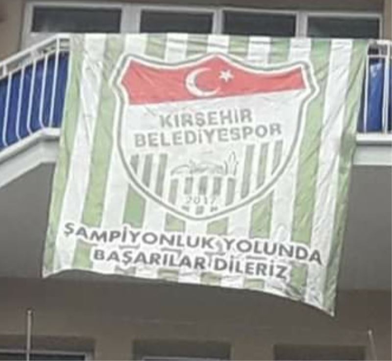 Kırşehir Belediyespor’dan, bayrak ve afiş kampanyası
