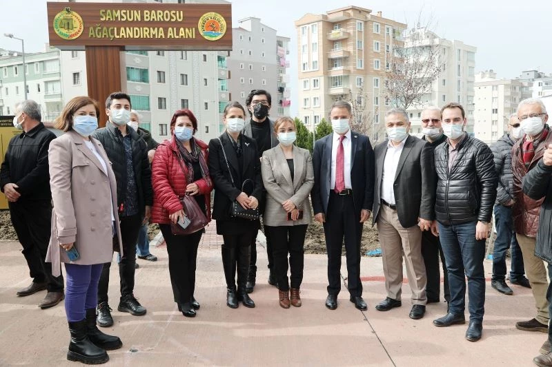 Atakum’da hukukçulara “Meslekte Vefa Bahçesi”
