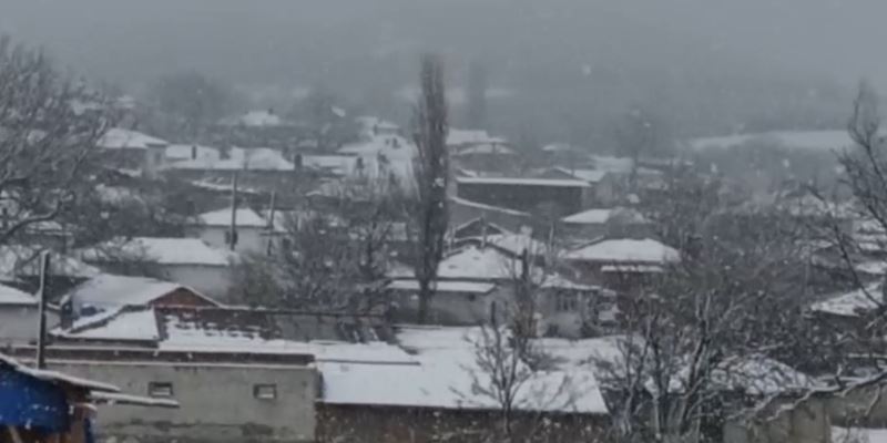 Balkanlar’dan giriş yapan kar Trakya’yı beyaza bürüdü
