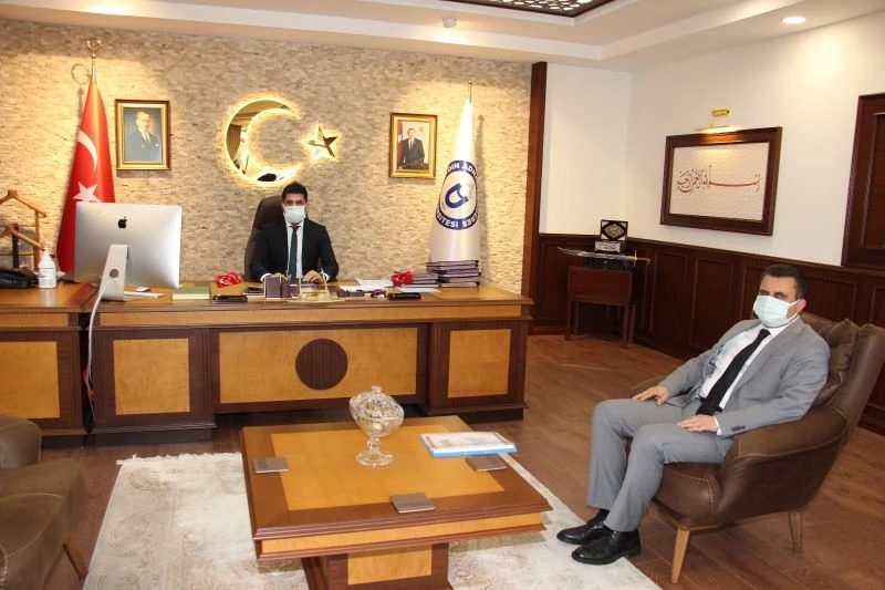 TÜİK Denizli Bölge Müdürü Coşkun, Rektör Aldemir’le görüştü
