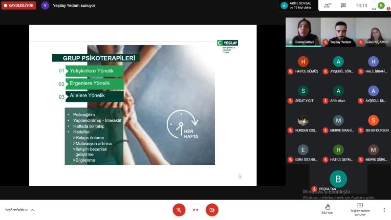 Yeşilay uzmanları öğrencilere bağımlılık ve mücadele yöntemlerini anlattı
