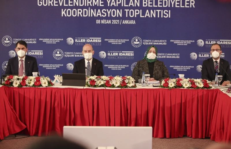Görevlendirme Yapılan Belediyeler Koordinasyon Toplantısı bakanların katılımı ile başladı
