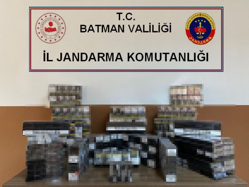 Batman’da 5 bin 500 bin paket kaçak sigara ele geçirildi
