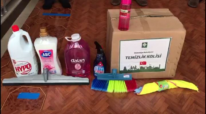 Ramazan Ayı Öncesi Osmaniye Belediyesi’nden Camilere Temizlik Malzemesi Yardımı