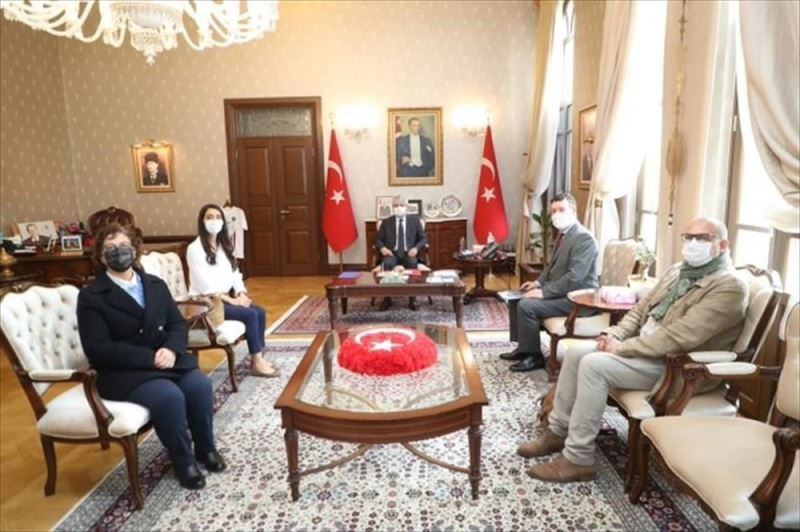 Hatay Valisi Rahmi Doğan, BMMYK Türkiye Temsilcisi Leclerc ve beraberindeki heyeti kabul etti