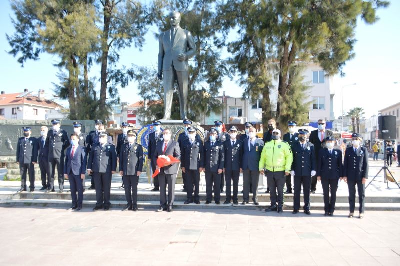 Ayvalık’ta Polis teşkilatı 176. yılını sade bir tören ile kutladı
