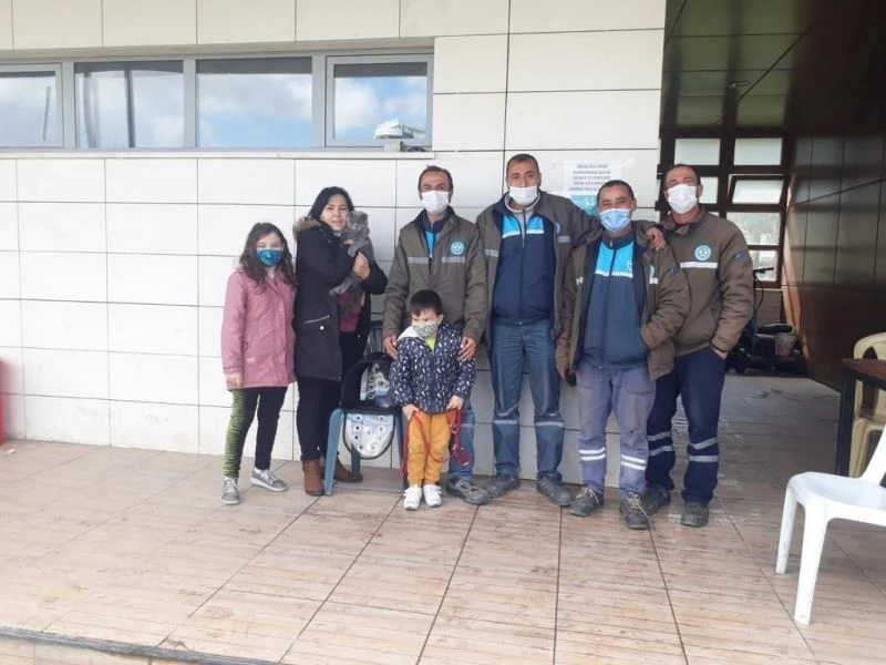 Kayıp ‘Casper’ büyükşehir çalışanları tarafından bulundu
