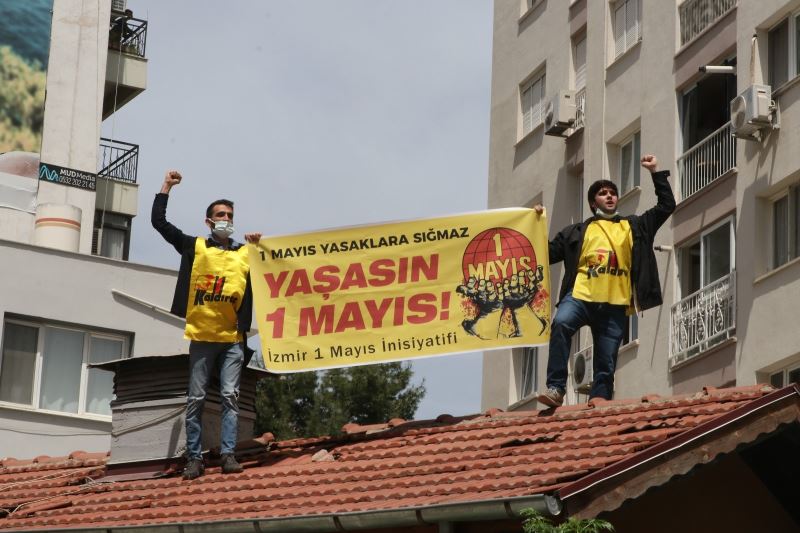 İzmir’de izinsiz 1 Mayıs gösterisinde gözaltına alınan 31 kişi serbest
