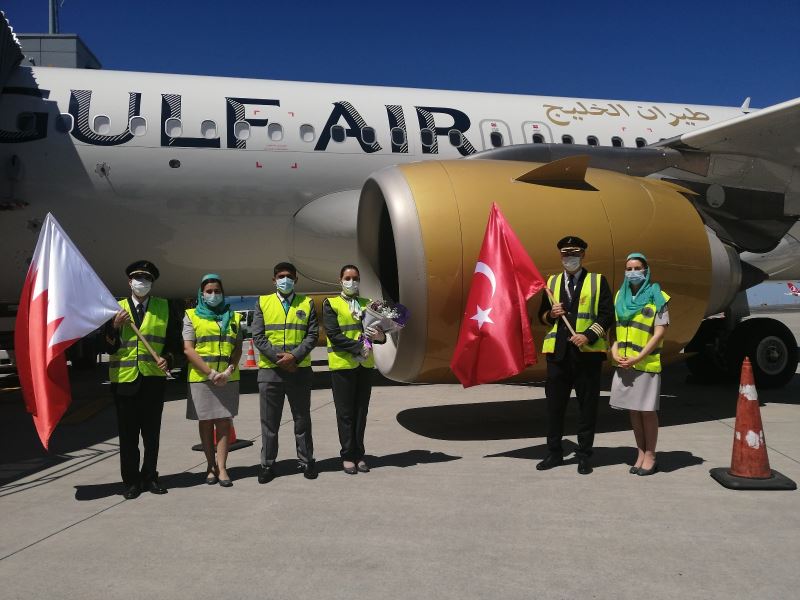 Bahreynli havayolu şirketinden İstanbul’a 14 ay sonra ilk uçuş
