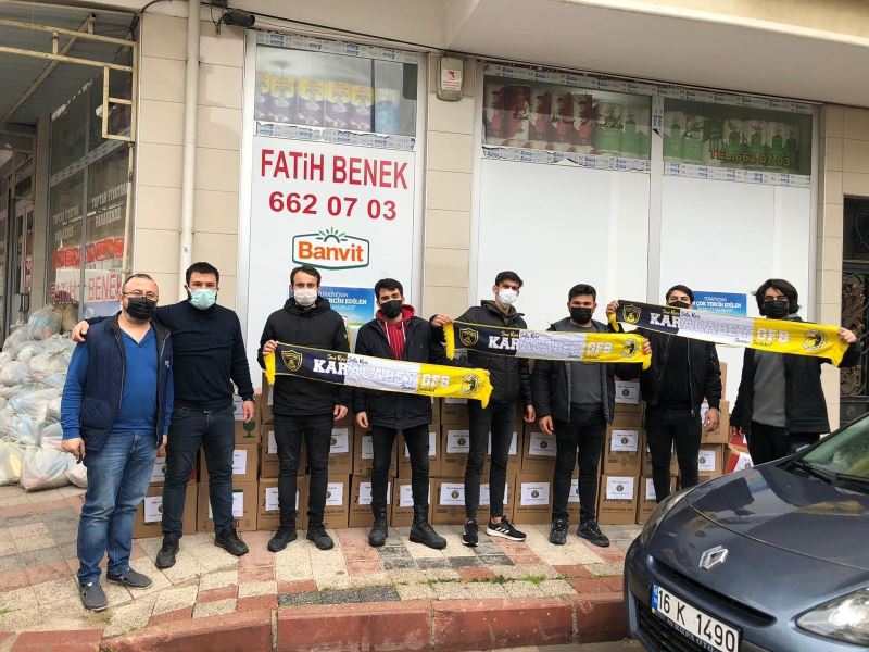 Karacabey Genç Fenerbahçeliler, 250 aileye gıda yardımı yaptı
