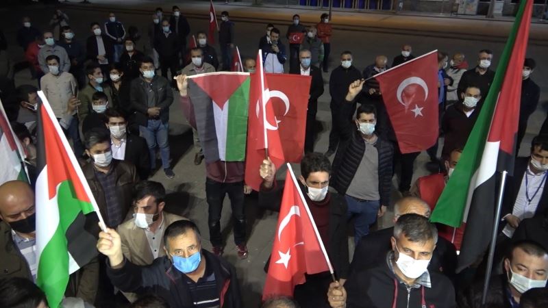Kırıkkale’de İsrail protesto edildi
