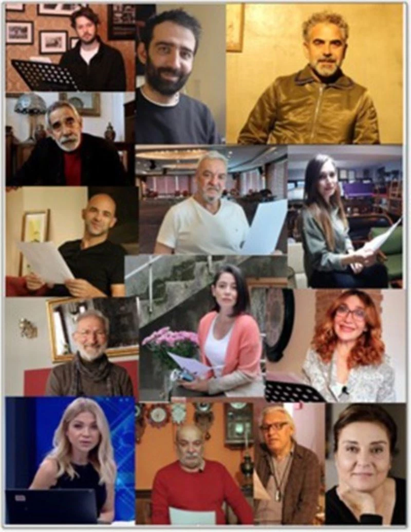 Ünlüler, engelliler için şiir okudu
