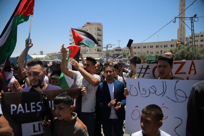 İsrail’den El Halil’deki Filistinlilerin gösterisine müdahale: 5 yaralı
