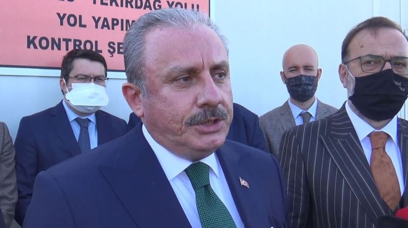 TBMM Başkanı Şentop, Tekirdağ’da Hayrabolu yolu şantiyesini inceledi
