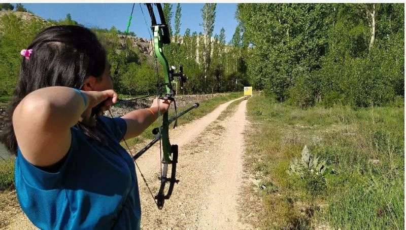 Genç okçunun hedefi milli takım
