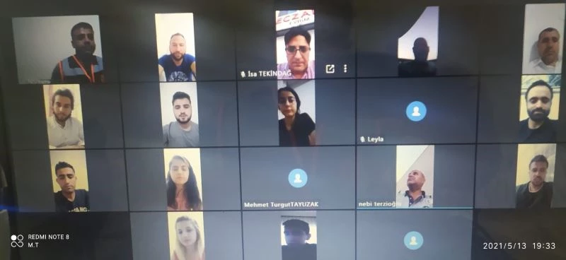 AFAD gönüllüleri video konferansla bayramlaştı
