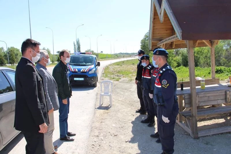 Kaymakam Salih Sak denetimlere katıldı
