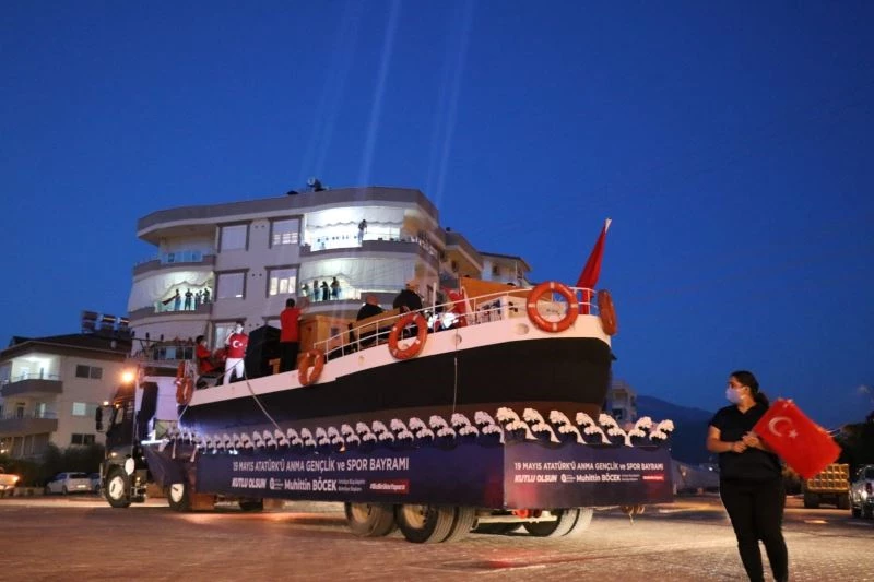 Temsili Bandırma Vapuru 19 Mayıs için yollarda
