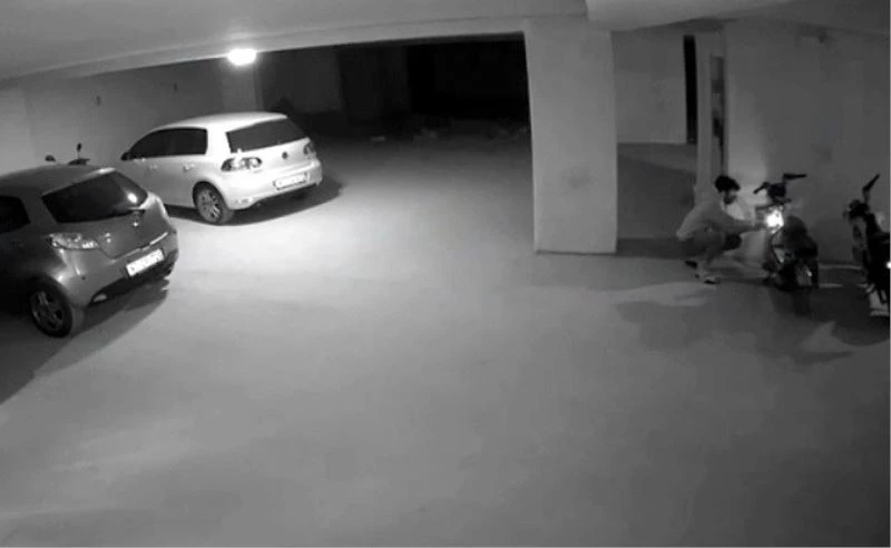 Düz kontak yapıp çalıştırdığı elektrikli bisikleti çalmaktan vazgeçti
