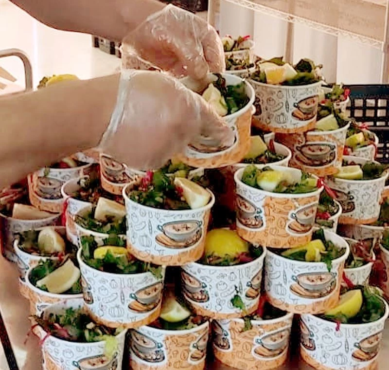 Her gün 490 aileye sıcak yemek dağıtılıyor
