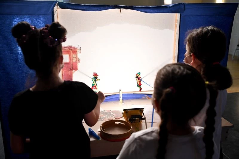 Çocuklar Karagöz’ü çok seviyor
