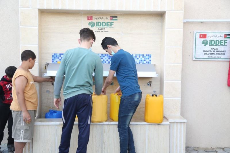 İDDEF’in su arıtma projesi binlerce Filistinli vatandaşı temiz suya kavuşturdu

